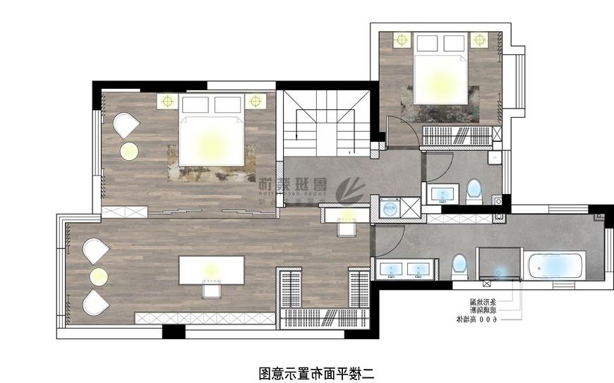 绿地城,新中式风格效果图,户型图